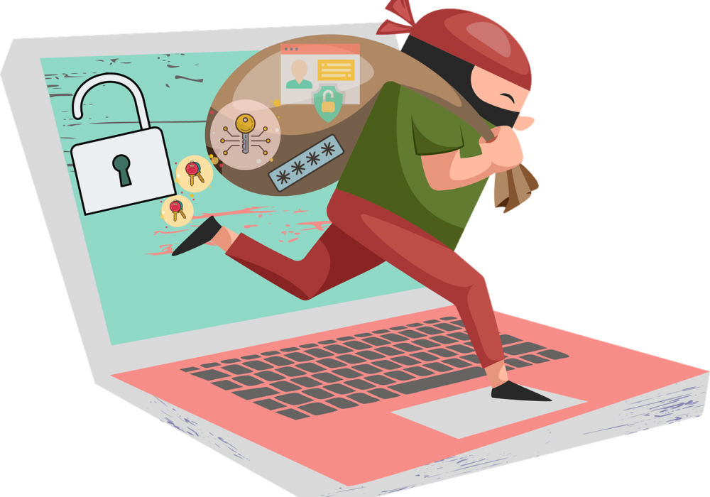 Free cybersecurity computer security hacking vector