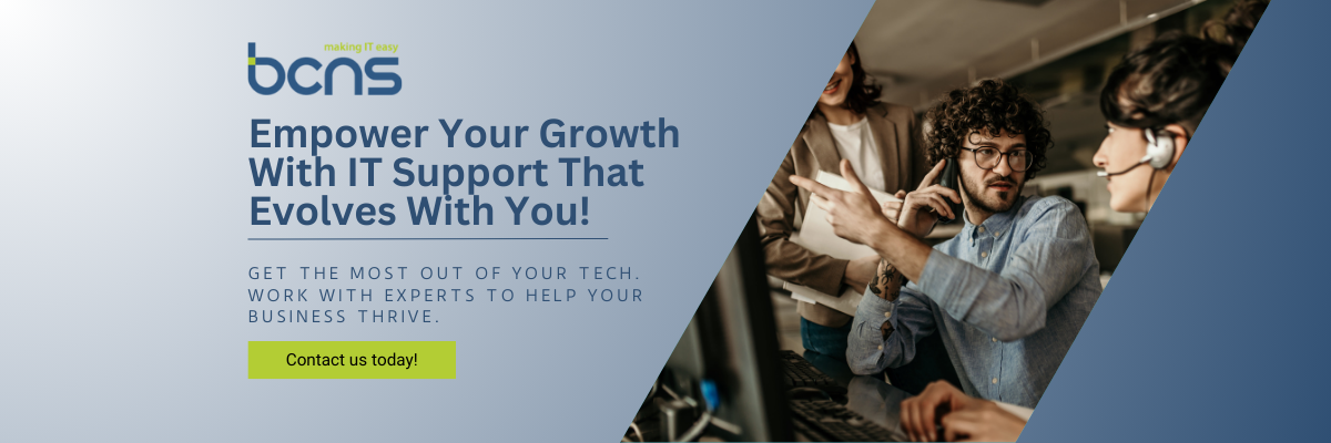 Empower Your Growth With IT Support That Evolves With You!

Get the most out of your tech. Work with experts to help your business thrive.

Contact us today!