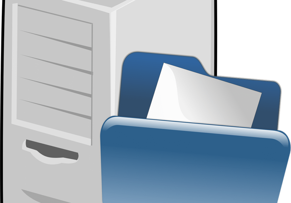 Free computer file network vector