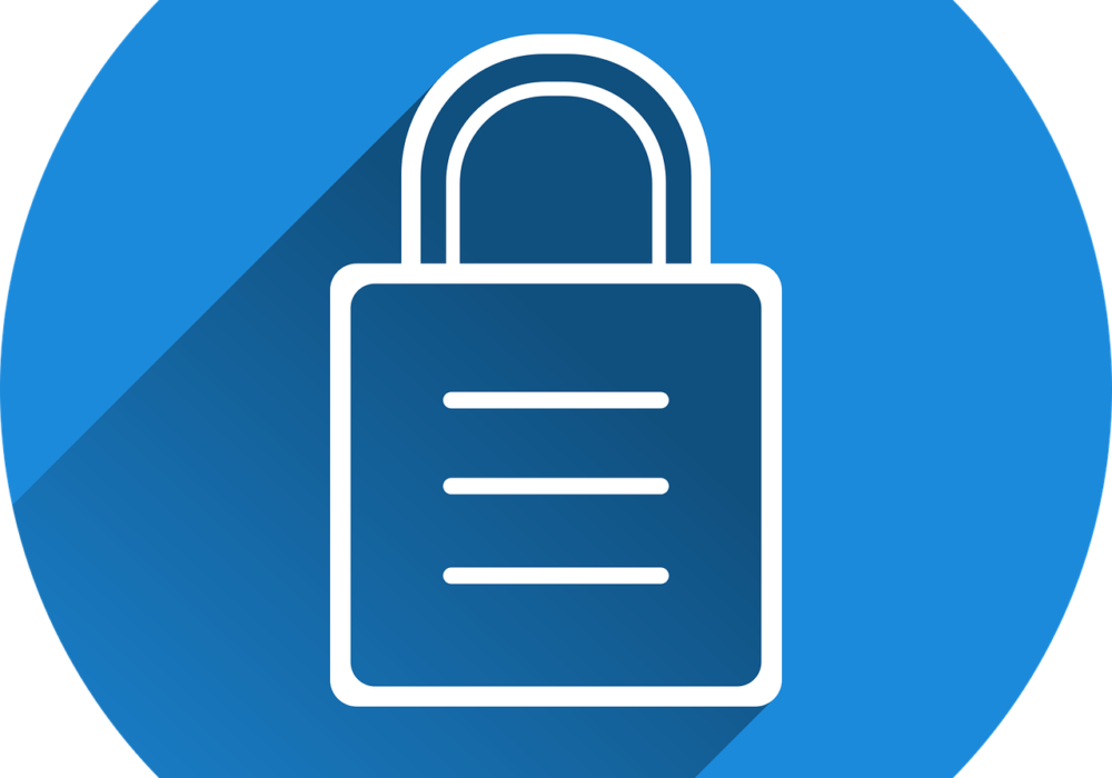 Free castle security locked vector