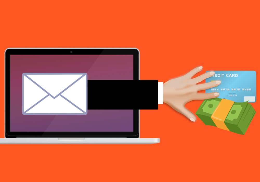 Free scam phishing fraud illustration